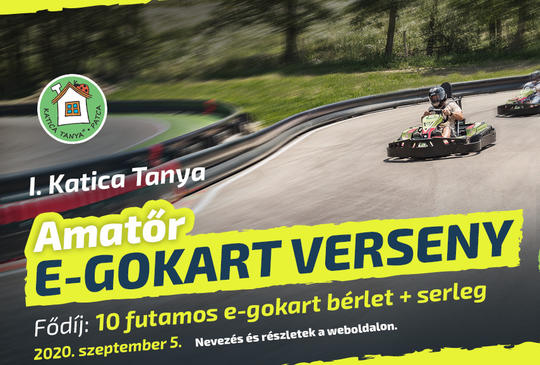 I. Amatőr E-Gokart verseny a Katica Tanyán!