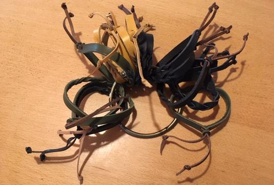 Mesterségek napja a Katica Tanyán - Bőrművesség Rostás Klárával