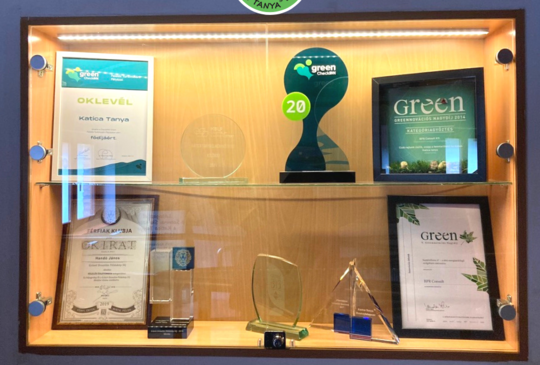 Büszkék vagyunk rá, hogy elnyertük a HBLF (Magyar Üzleti Vezető Fórum) Környezetvédelmi Díját!